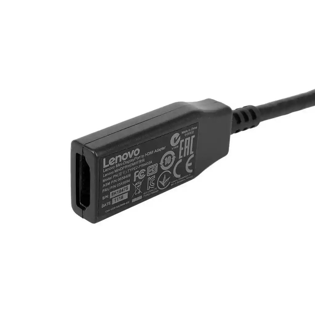 Adaptador Convertidor Mini Displayport Hdmi Lenovo Original