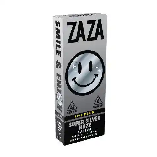 Zaza Super Silver Haze Sativa Delta 8 Thc 2gr