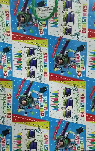 Bolsa De Regalo De Papel Grande - Toy Story Navidad