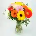 Jarron De Gerberas (incluye Jarron)