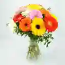 Jarron De Gerberas (incluye Jarron)