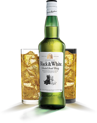 Whisky Black & White 750ml