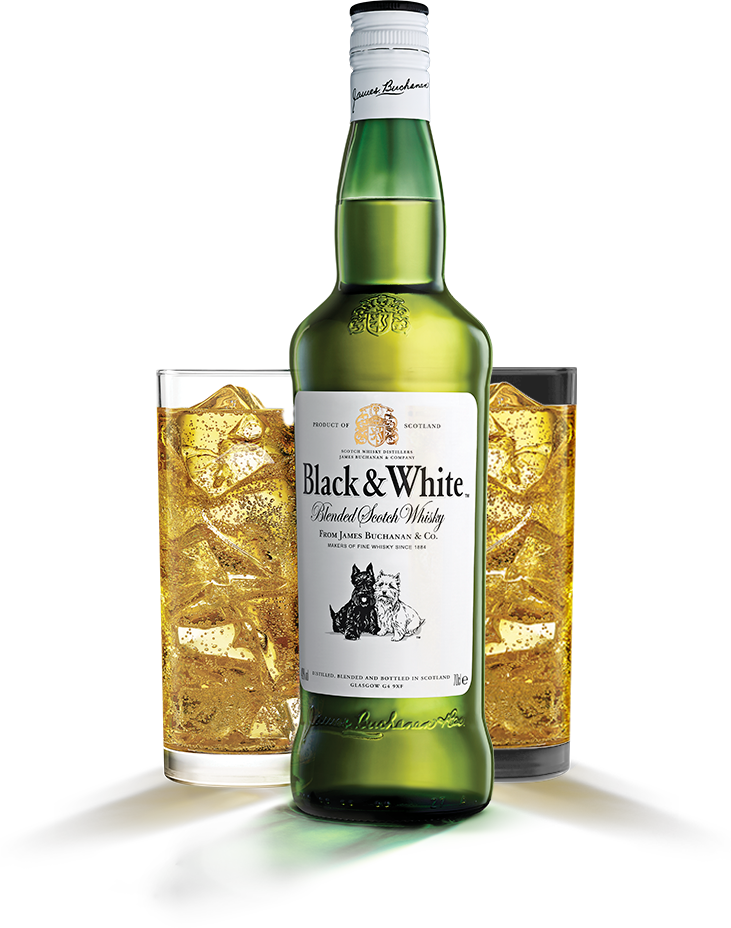 Whisky Black & White 750ml