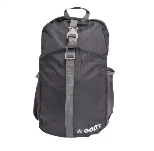 Morral Golty Desplegable Multiusos, Tejido Inteligente 15lts Negro