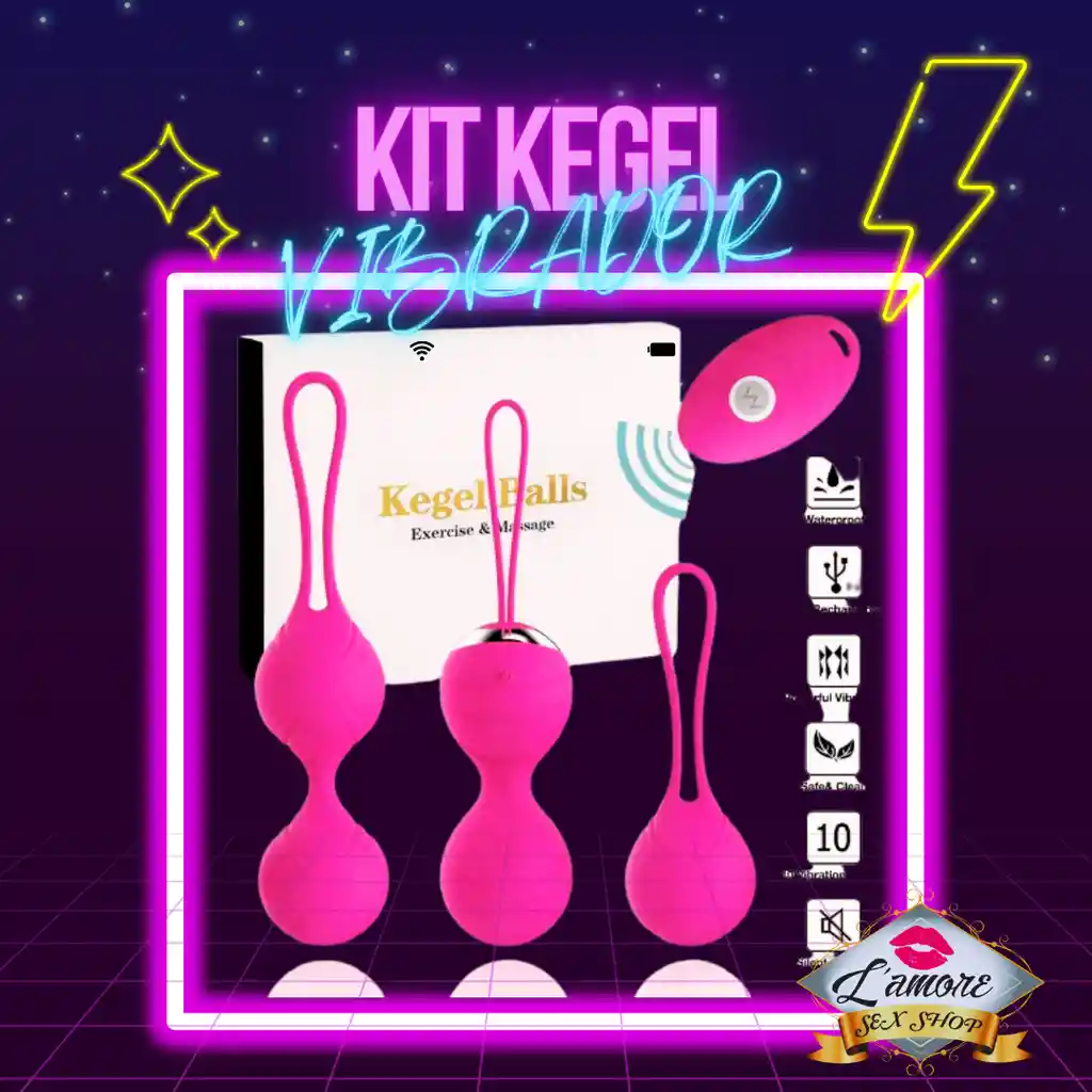 Kit Kegel Vaginal+ Vibracion