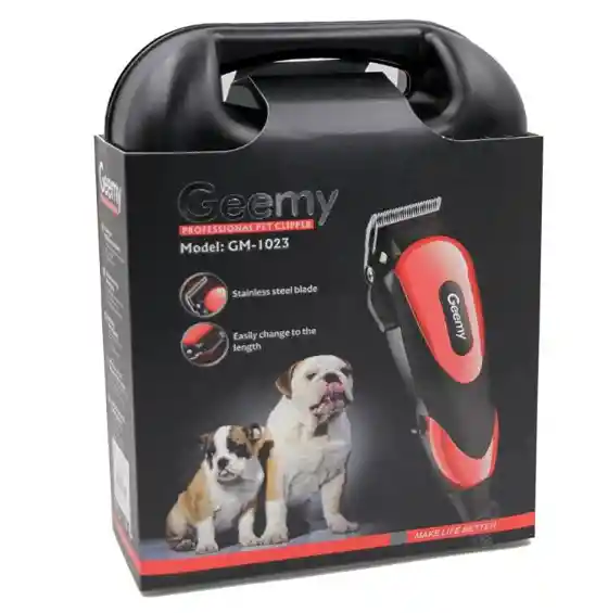 Afeitadora Esquiladora Para Perros, Gatos Con Accesorios Geemy