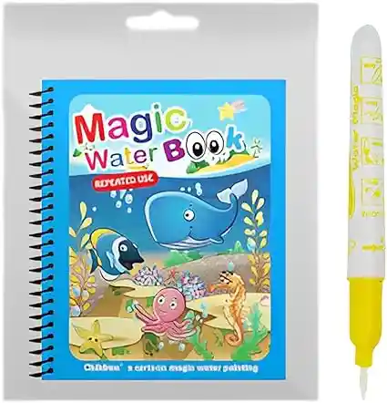 Libro Mágico Para Colorear Con Agua