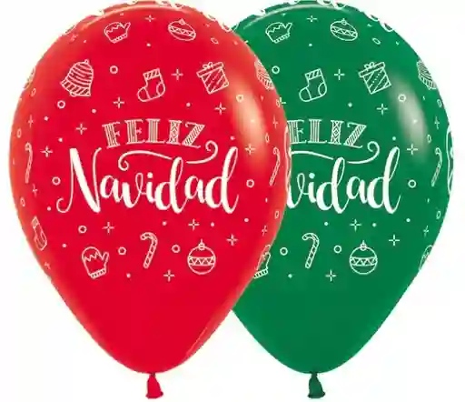 Globos Feliz Navidad