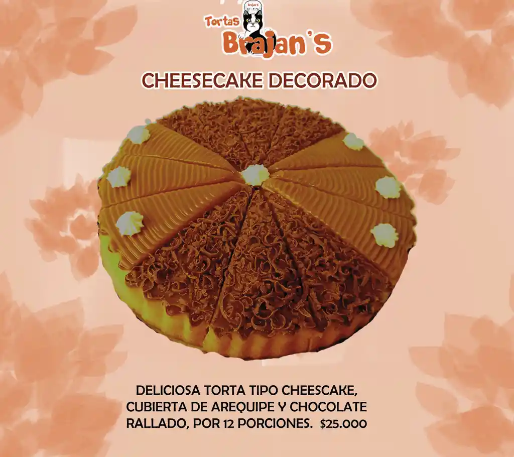 Cheesecake Decorado