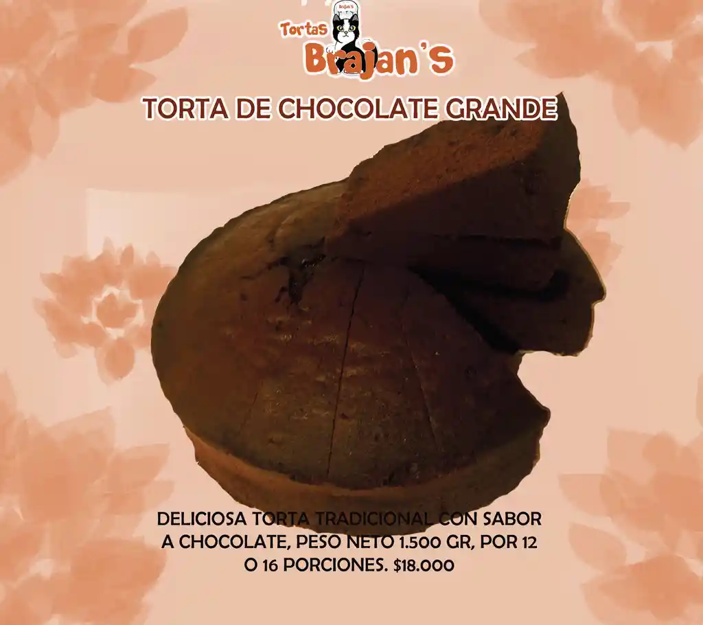 Torta Grande De Chocolate