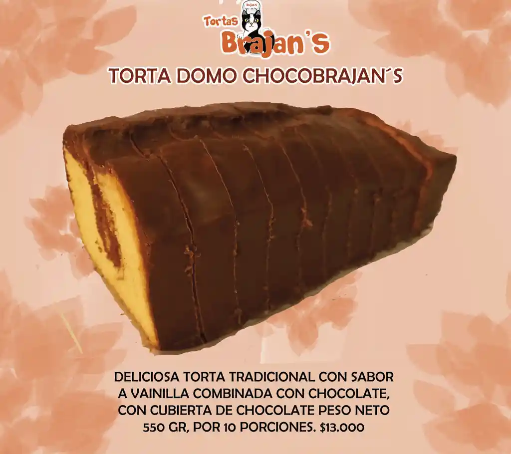 Torta Domo Chocobrajan´s