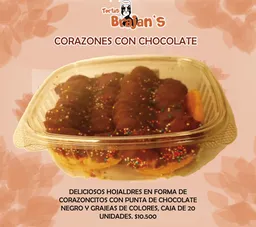 Corazoncitos Con Chocolate