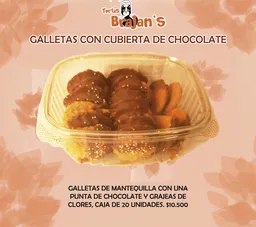 Galletas Con Cubierta De Chocolate X 20