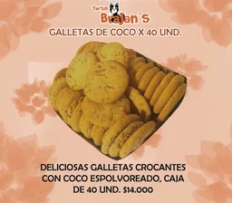 Calletas De Coco X 40