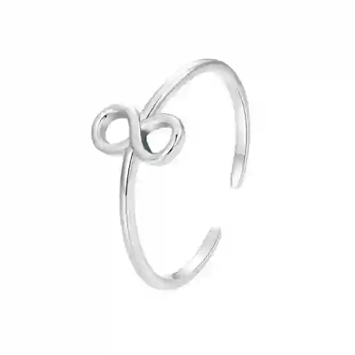 Anillo Ajustable Para Mujer Amor Infinito En Plata 925