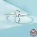 Anillo Ajustable Para Mujer Amor Infinito En Plata 925