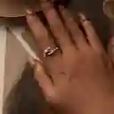 Anillo Ajustable Abrazo Amistad Para Mujer En Plata 925