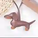 Llavero Dachshund Cafe