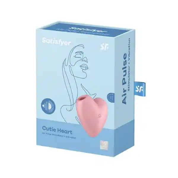 Satisfyer Cutie Heart Succionador De Clitoris Con Vibración