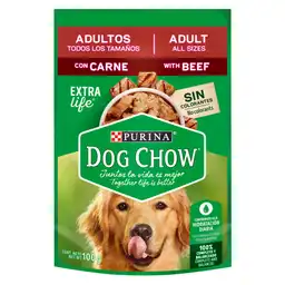 Comida húmeda para perro Dog Chow todos los tamaños con carne x 100 gr