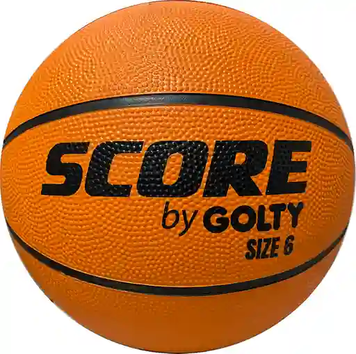 Balon De Baloncesto Score By Golty Competicion Caucho #6 Naranja