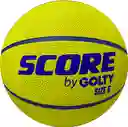 Balon De Baloncesto Score By Golty Competicion Caucho #6 Verde