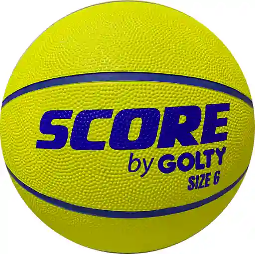 Balon De Baloncesto Score By Golty Competicion Caucho #6 Verde