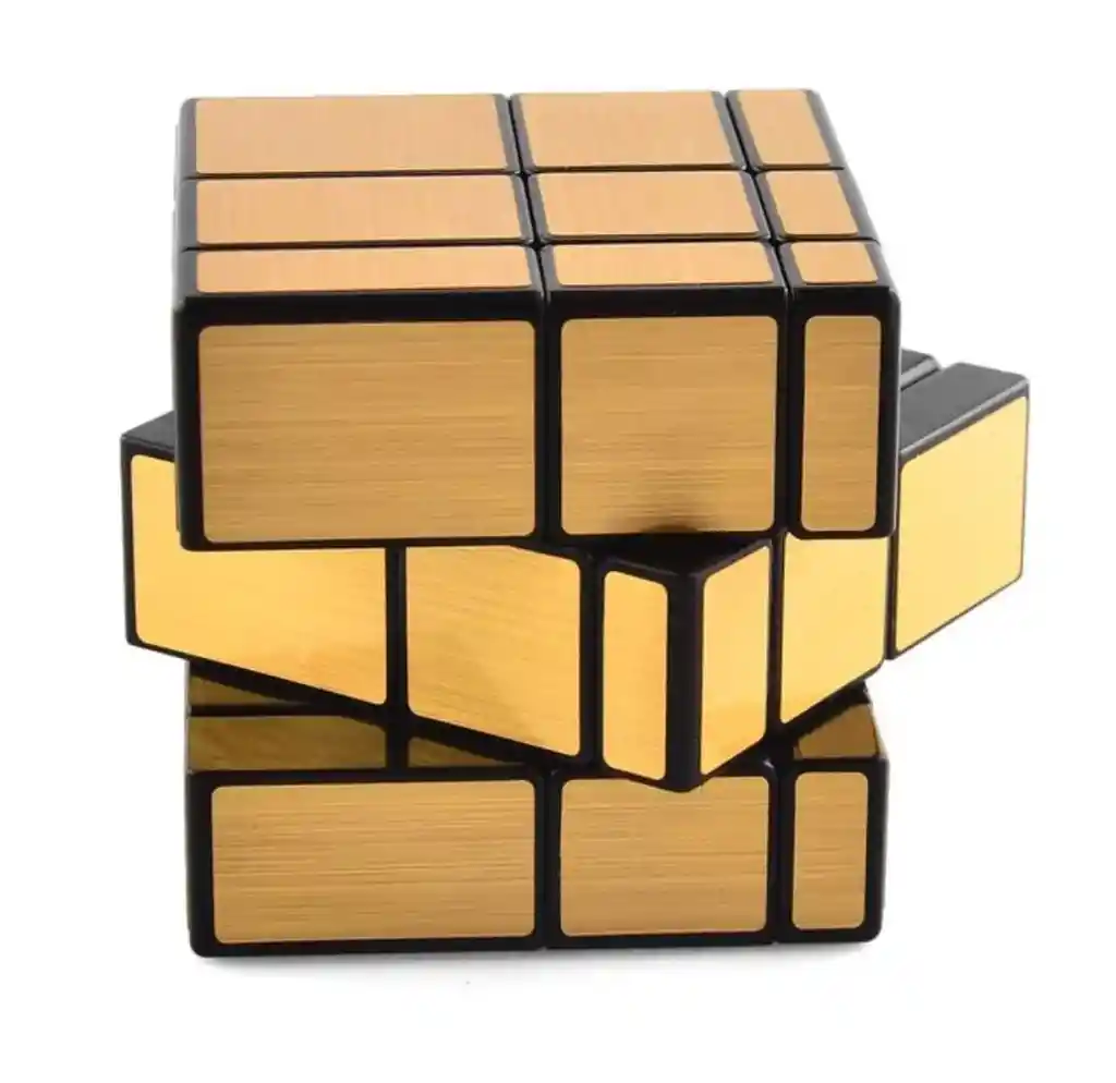 Cubo Rubik Qiyi Mirror 3x3 Speed Dorado Original