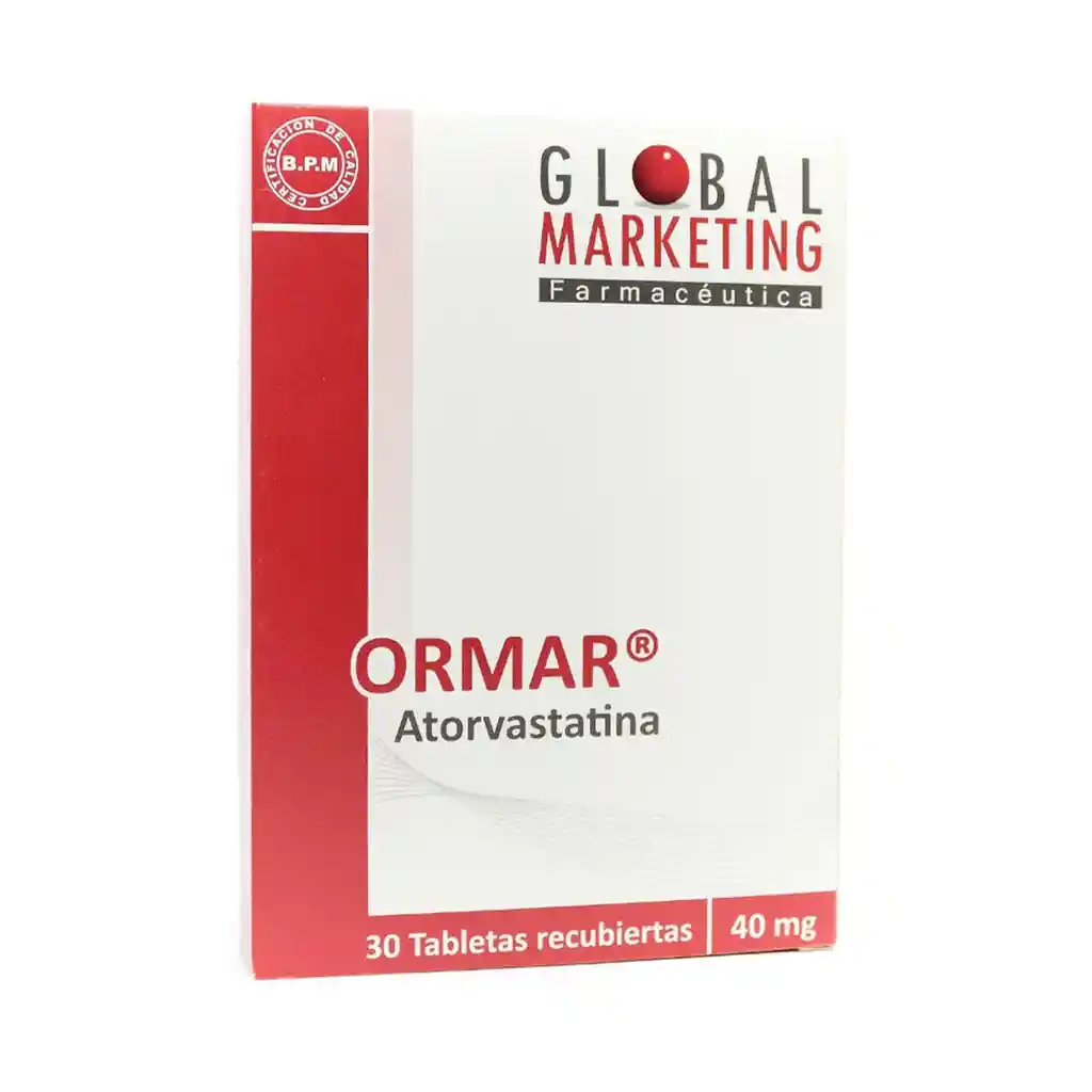 Ormar 40mg Caja *30 Tab