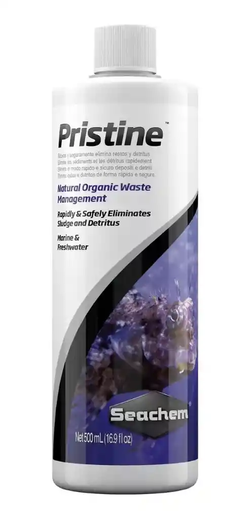 Pristine 500ml Seachem Bacterias Acuario Purificador Aclarador Agua