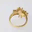 Anillo Estrella De David - Baño Oro 18k