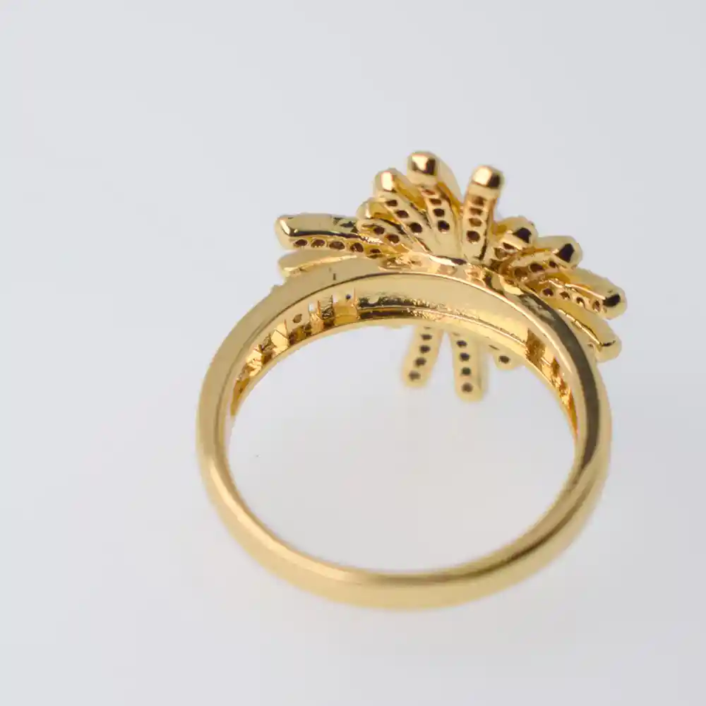 Anillo Estrella De David - Baño Oro 18k