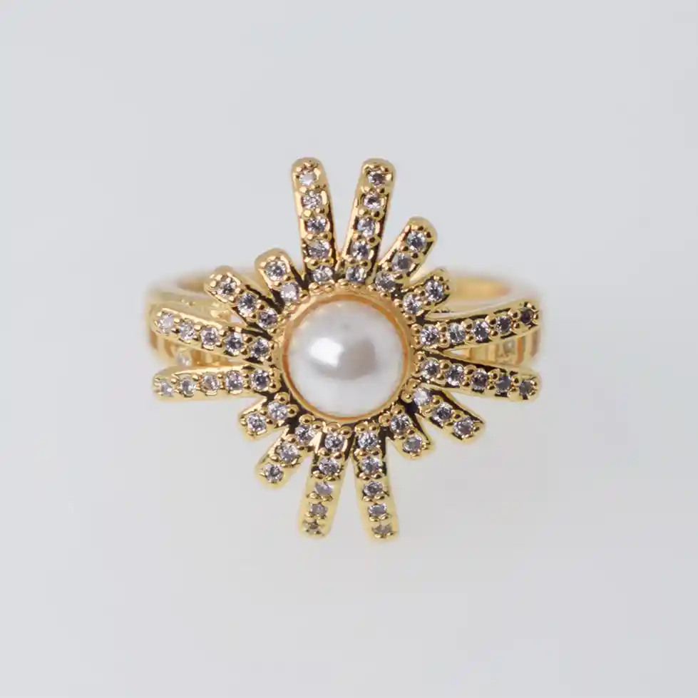 Anillo Estrella De David - Baño Oro 18k