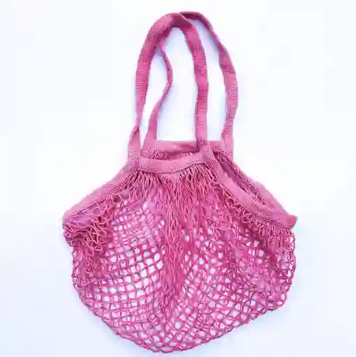 French Market Bag. Bolso En Crochet Tinte Natural Morada