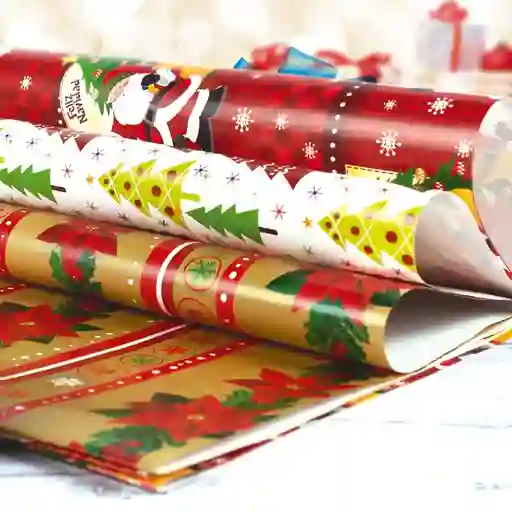 Papel Regalo Navideño Navidad Pliego Unidad