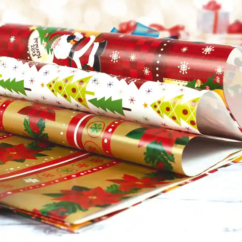 Papel Regalo Navideño Navidad Pliego Unidad