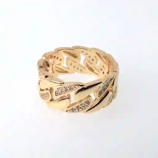 Anillo Istambul Con Circones- Baño Oro 18k