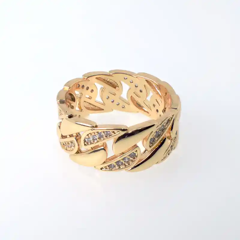 Anillo Istambul Con Circones- Baño Oro 18k