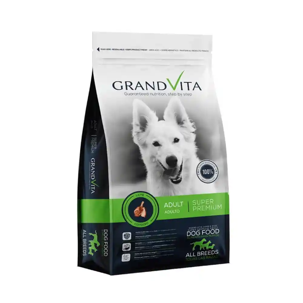 Grand Vita Cordero Adulto 8kg