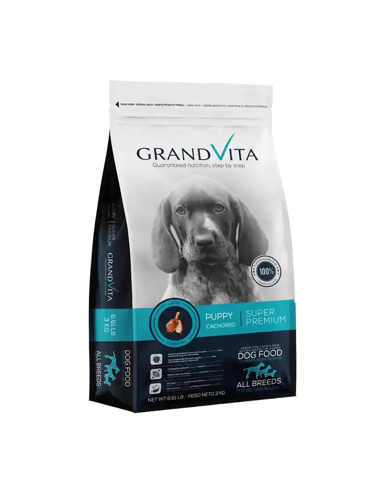 Grand Vita Cordero Cachorro 8kg