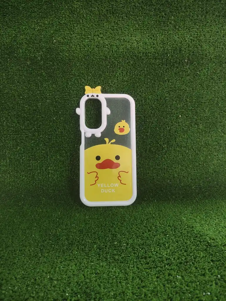 Samsung Galaxy A24 | Case Rigido | Yellow Duck | Good Luck | Bordes Reforzados | Xiaomi | Carcasa | Funda | Anti Humedad | Full Proteccion