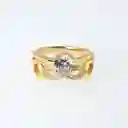 Anillo Manidah Con Circones - Baño Oro 18k