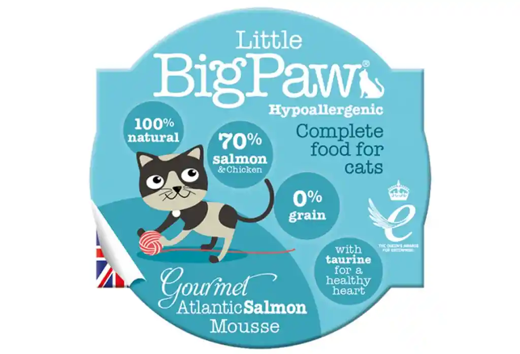 Little Big Paw Gourmet Mousse Salmón | Alimento Gato X 85 G