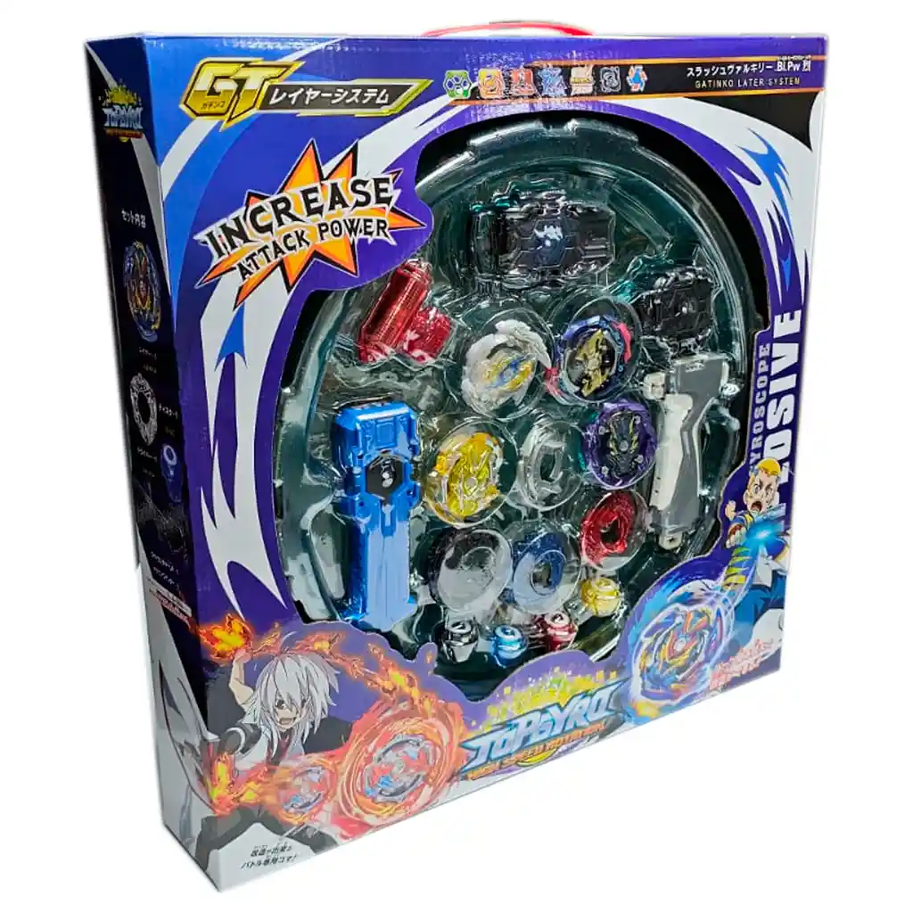 Estadio Trompo Beyblade Batalla Arena Lanzador Grande Accesorios Ref By979e