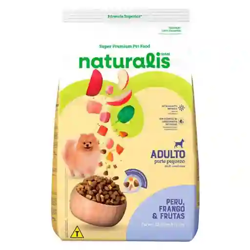 Alimento Seco Naturalis De Pollo , Pavo Y Frutas Para Perro Adulto Raza Pequeña 2.5kg