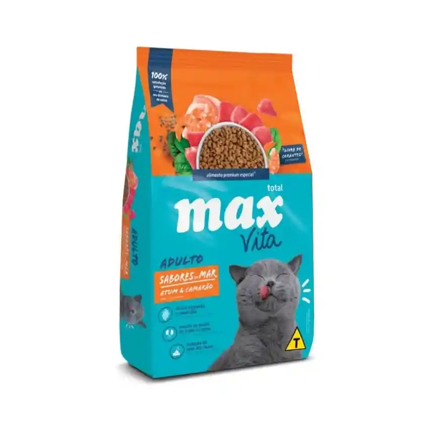 Max Cat Vita Adulto Sabores De Mar Atún Y Camarón 3kg