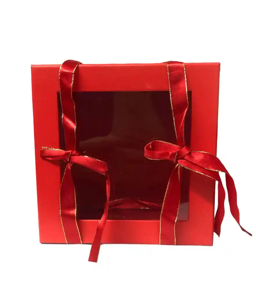 Caja De Regalo Cuadrada Mediana Con Superficie Transparente 16cm X 16xm San Valentin Cumpleaños Fiesta Y Decoracion Amor Y Amistad Regalos Fiesta Feliz Cumpleaños