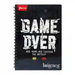 Cuaderno Argollado Pasta De Carton 105-2 Cuadriculado Hombre