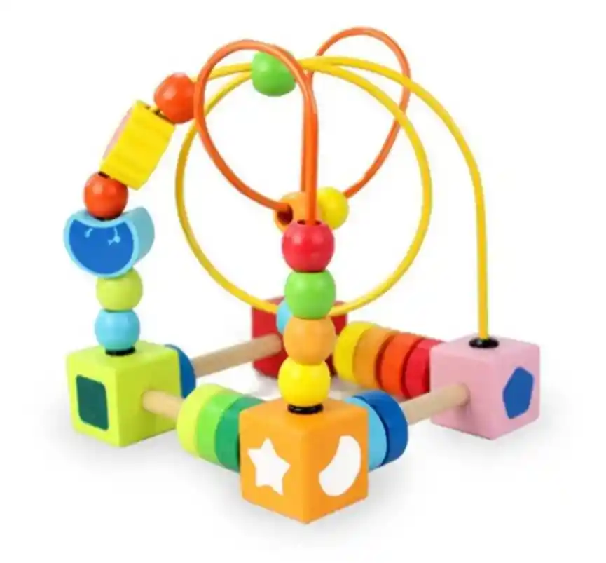 Laberinto 3d Didáctico Madera Bebés Montessori Infantil