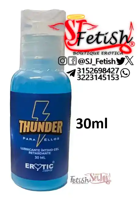 Thunder Gel Retardante Eyaculación 30 Ml